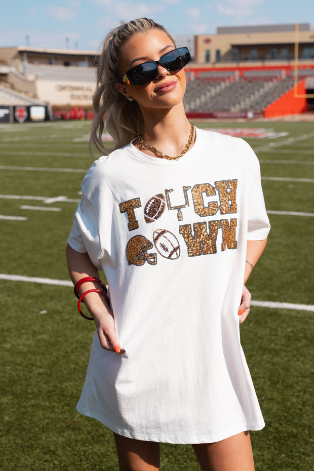 OVERSIZED TOUCHDOWN TEE