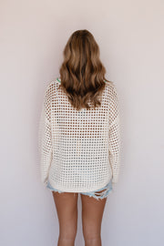 BEACH NETTED SWEATER