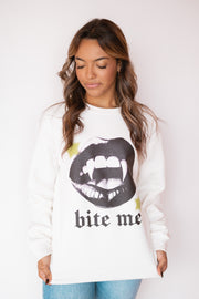 BITE ME SWEATSHIRT