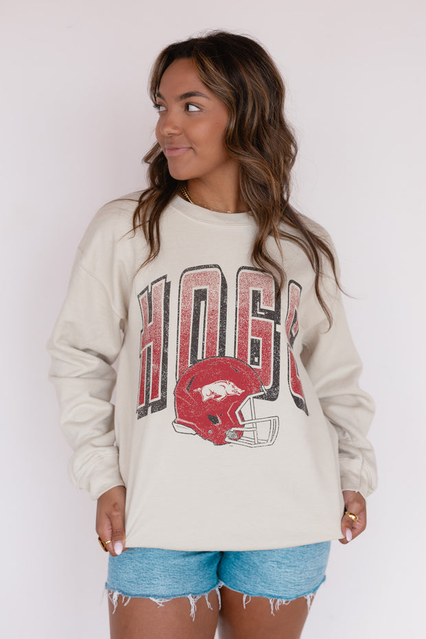 UofA HELMET FADE SWEATSHIRT