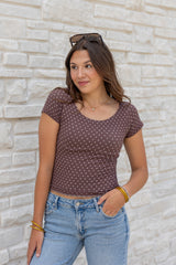 Reversible Polka Dot Top
