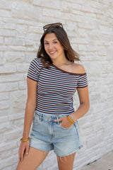 Striped Short Sleeve Tee