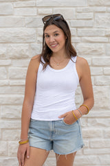 Reversible Lace Textured Tank Top