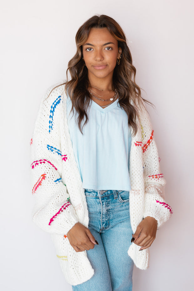 CASSIE CROCHET CARDIGAN