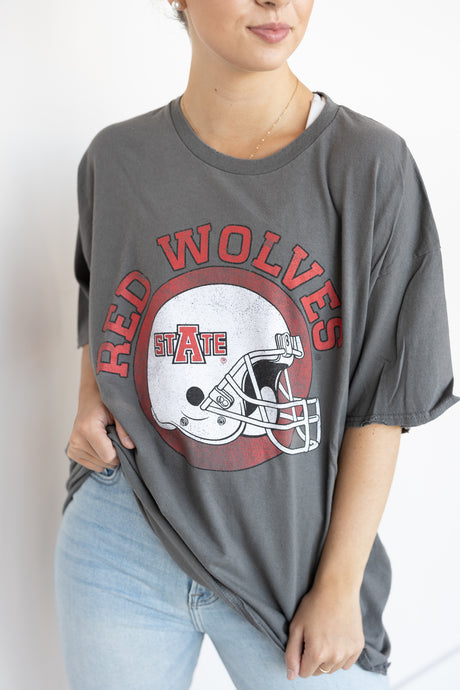 ARKANSAS STATE HELMET TEE