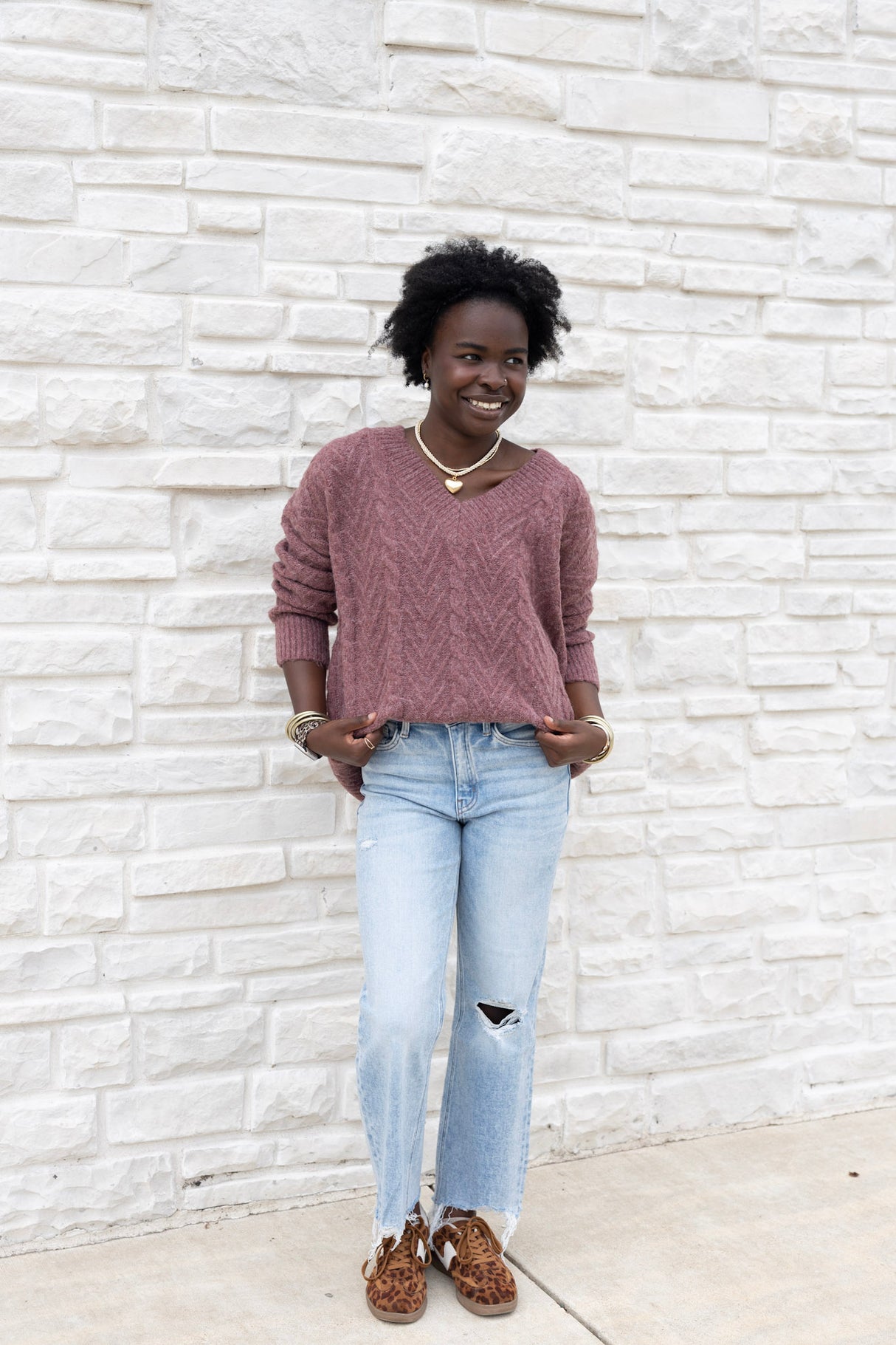 Margot V Neck Sweater