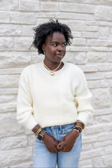 Patchwork Drop Shoulder Sweater