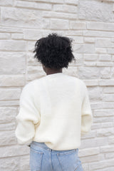 Patchwork Drop Shoulder Sweater
