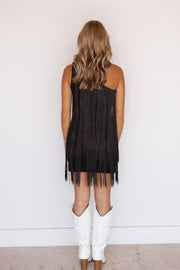 KAILEY FRINGE MINI DRESS