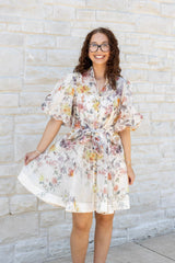Floral Print Mini Dress
