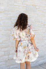 Floral Print Mini Dress