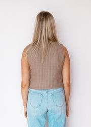 TEXTURED STITCH TANK