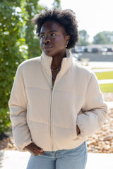 Cropped Puffer Jacket