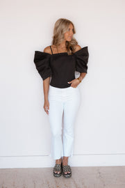 SAV STATEMENT SHOULDER TOP