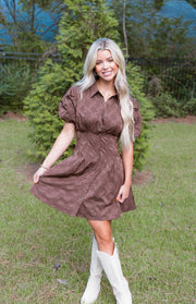 MONICA MINI PLEAT DRESS