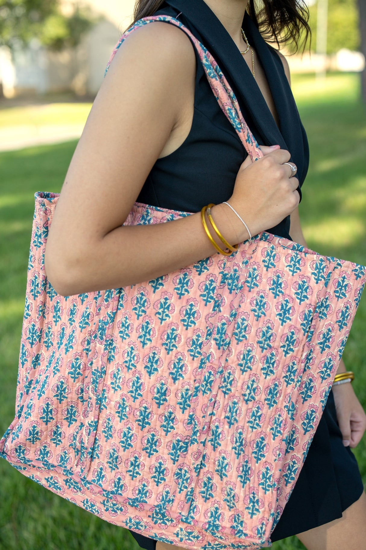 Quilted Tote (Style D)