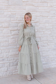 INTO YOU TIERED MAXI DRESS