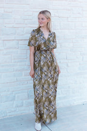 STELLA SURPLICE MAXI DRESS