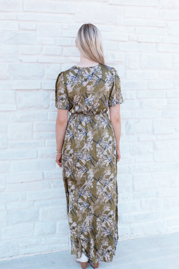 STELLA SURPLICE MAXI DRESS