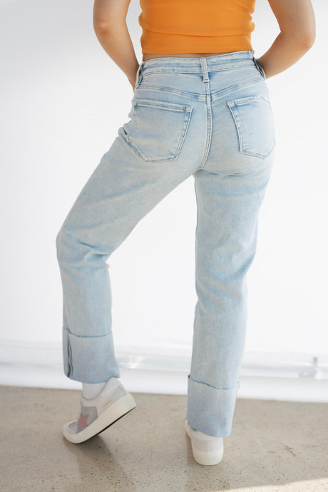 WOWED CUFFED CROP JEAN