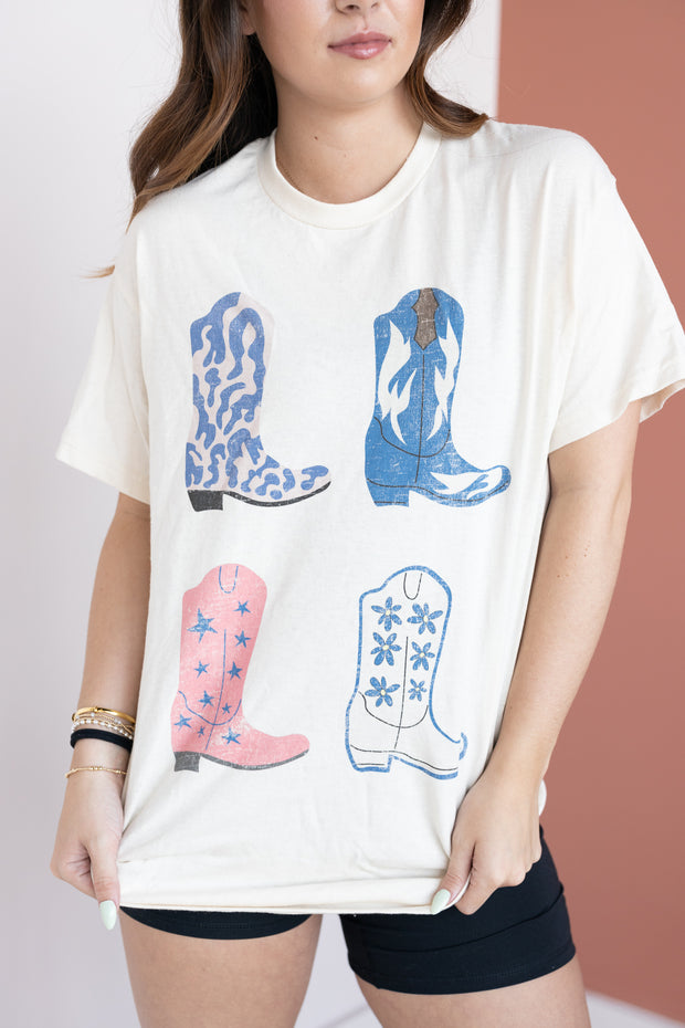 COWGIRL BOOTS TEE