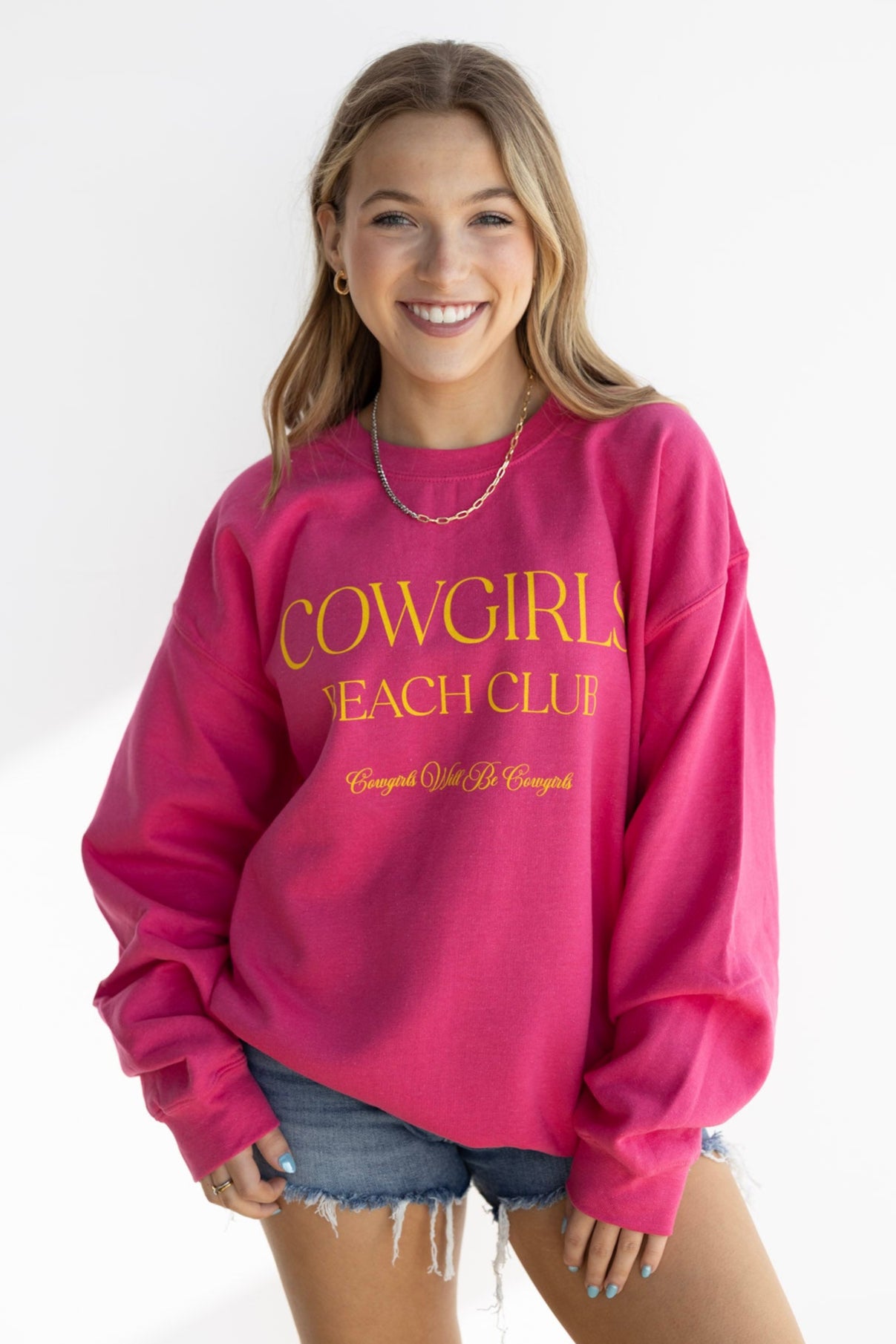 COWGIRLS BEACH CLUB SWEATSHIRT