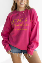 COWGIRLS BEACH CLUB SWEATSHIRT