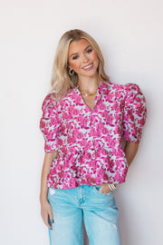 FLORA RUFFLE MINI TOP