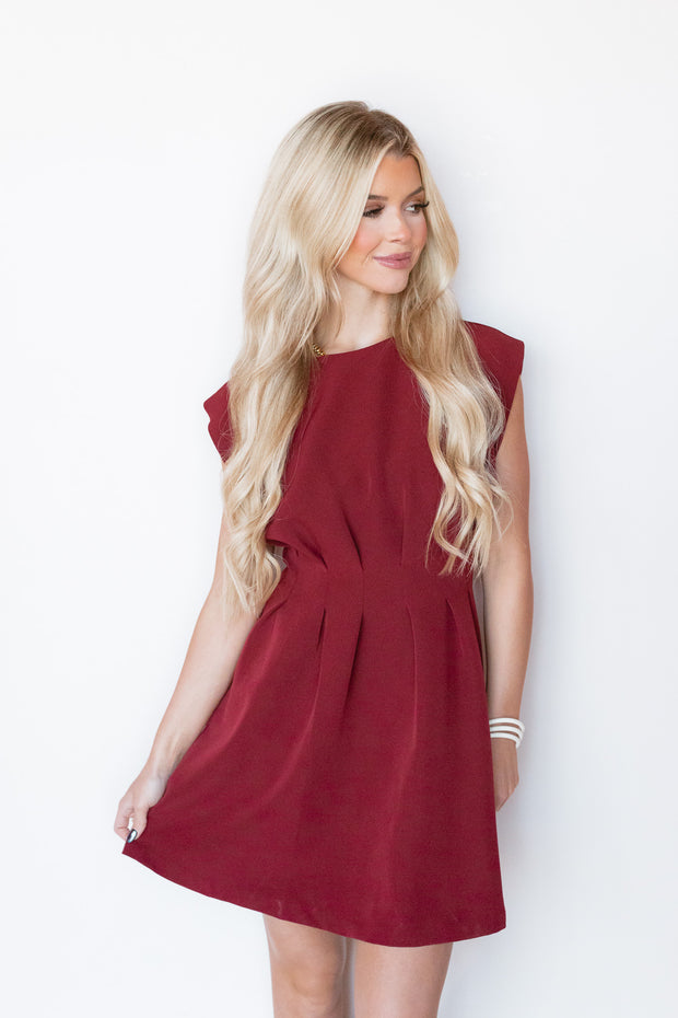 ELANNA WAIST DETAIL DRESS