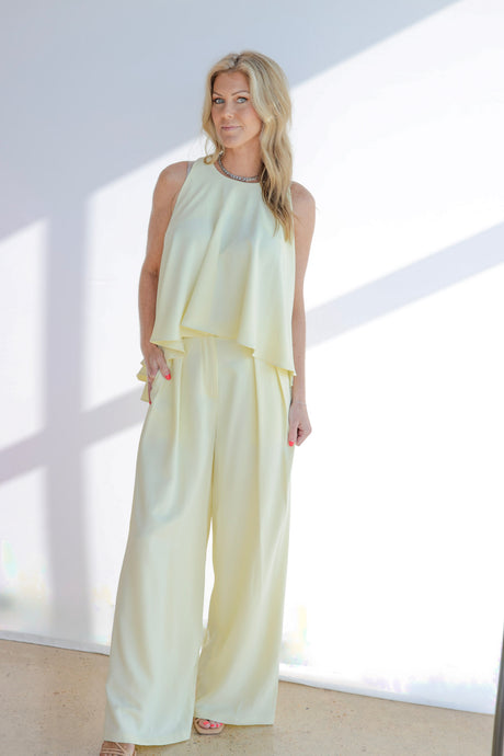 PASTEL TONE WIDE PANTS