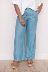 CHAMBRAY DRESS PANT