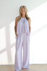 PASTEL TONE WIDE PANTS