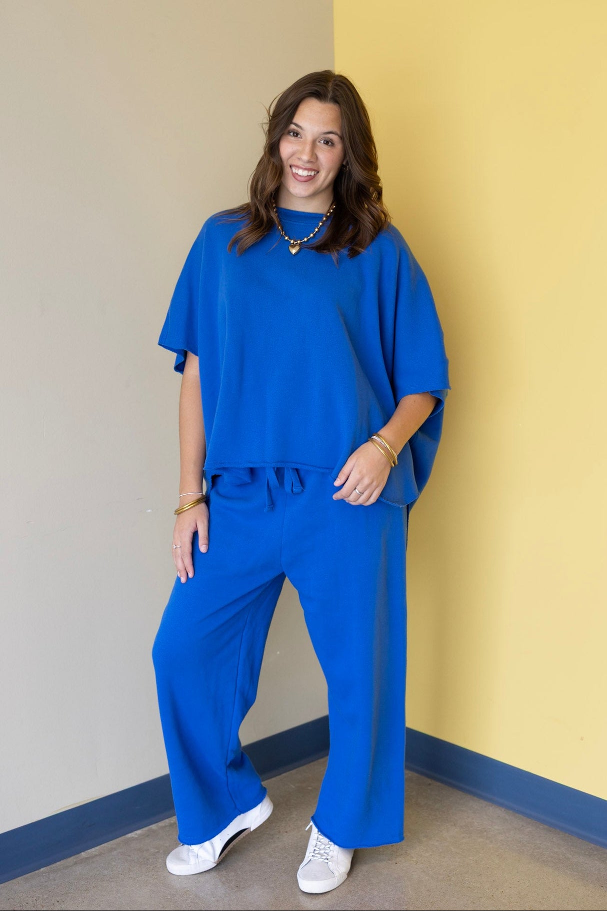 Malibu Wide-Leg Fleece Pants