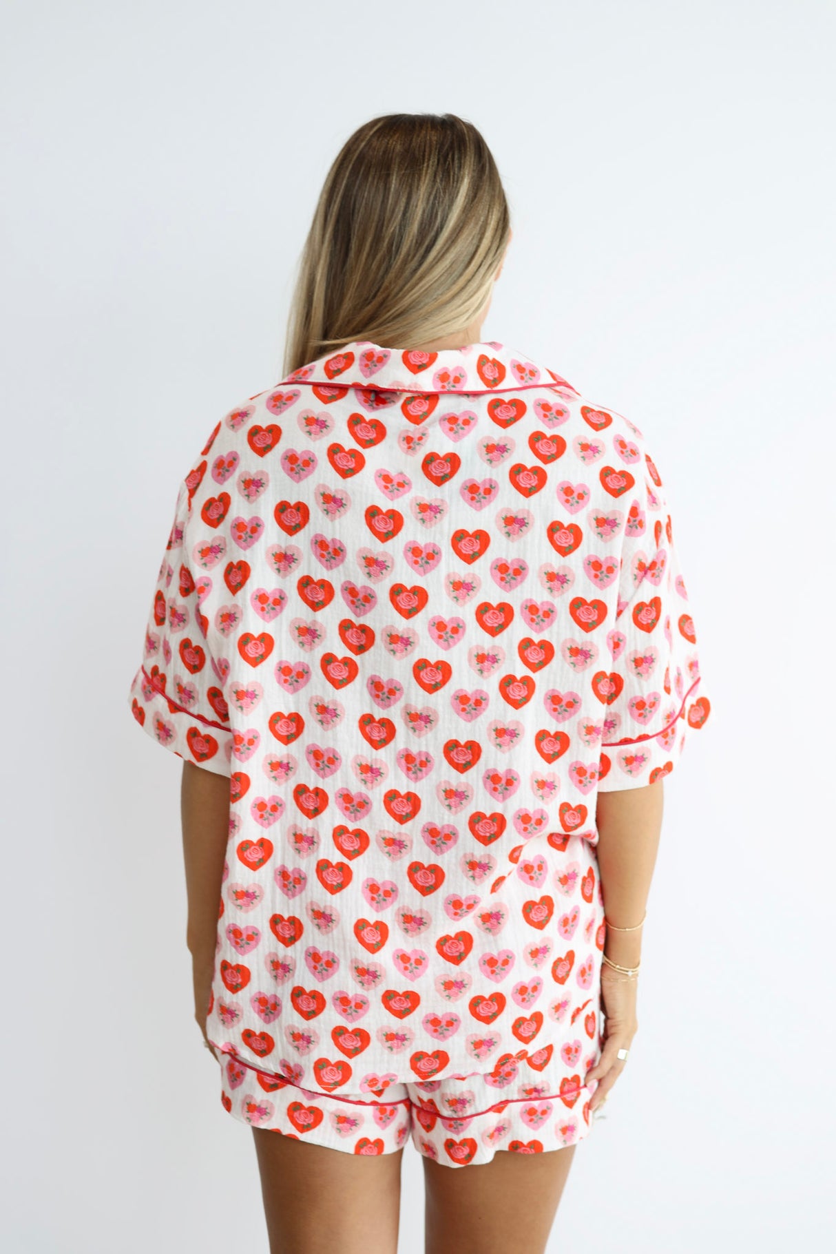 ROSE HEART PJ SHORT
