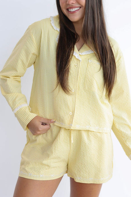 SUNSHINE SEERSUCKER PJ SHORT