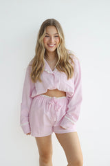 SUNSHINE SEERSUCKER PJ TOP