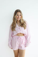 SUNSHINE SEERSUCKER PJ TOP