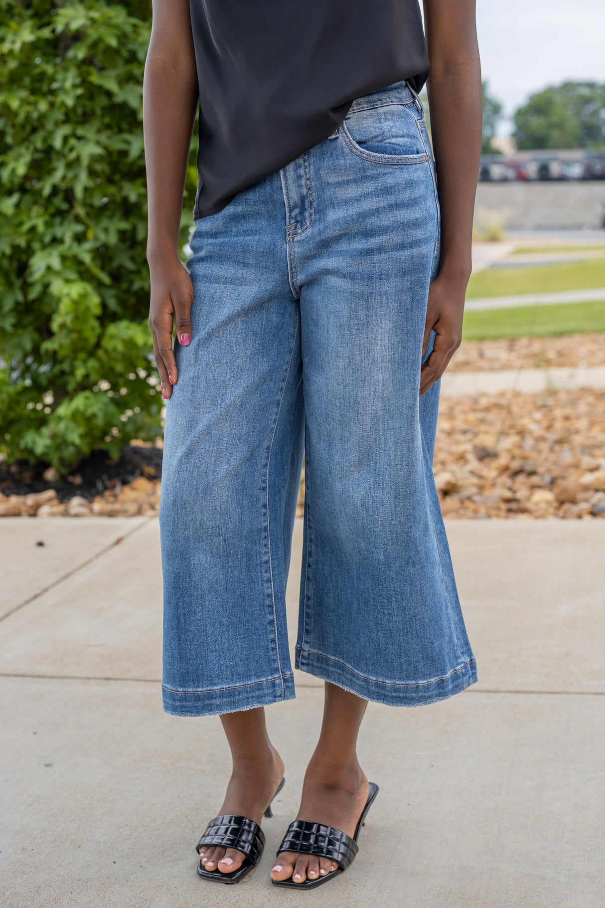 Slouchy Wide Culottes
