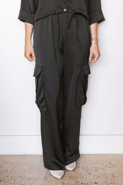 KYLA SATIN CARGO PANT