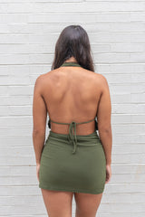 Cowl Neck Open Back