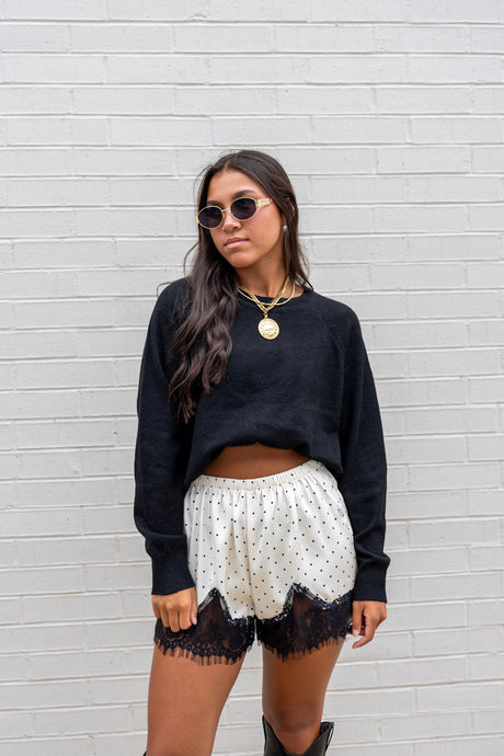 Raglan Crewneck Sweater
