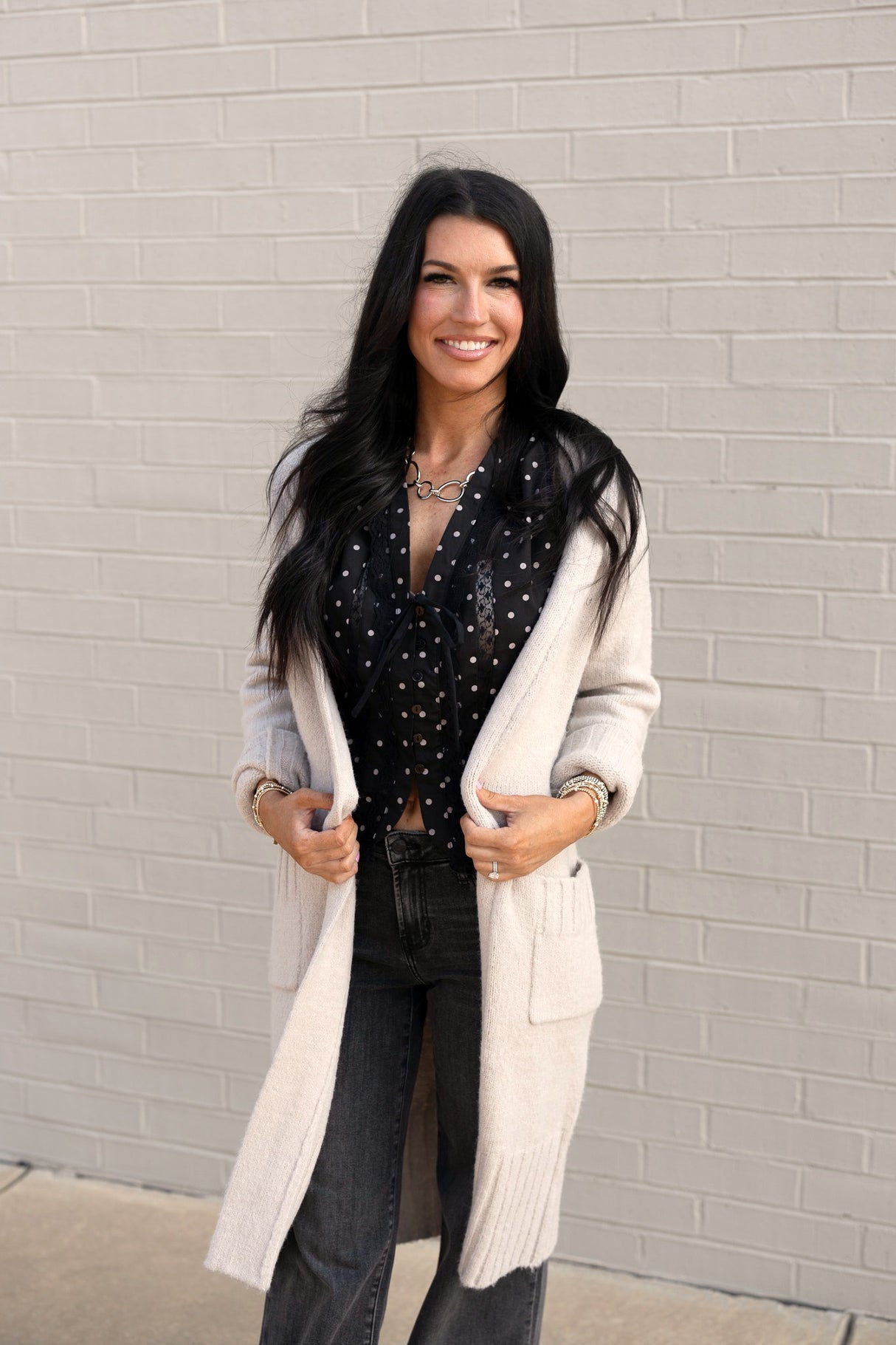 Long Sleeve Cardigan Knit