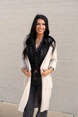 Long Sleeve Cardigan Knit