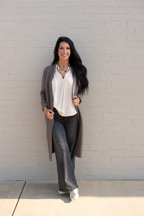 Long Sleeve Cardigan Knit