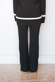 RIBBED STATEMENT PANT