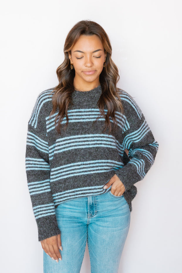 MIKENNA STRIPED SWEATER