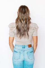 MONICA BOLD SHOULDER BLOUSE