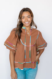 MULTI BORDER MINI TOP