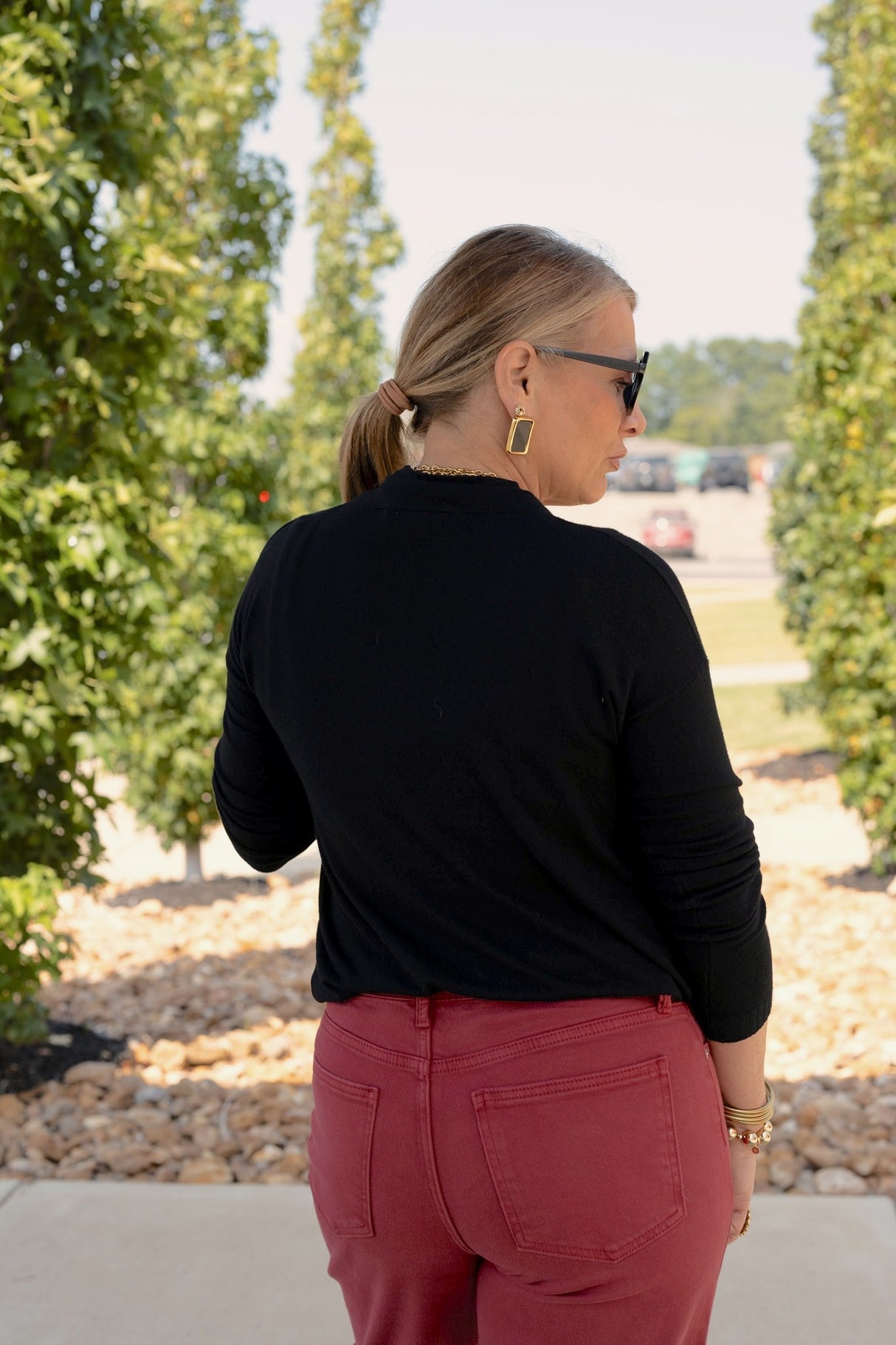Cowl Front Sweater