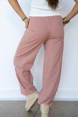 Drawstring Check Pant (Multiple Colors)
